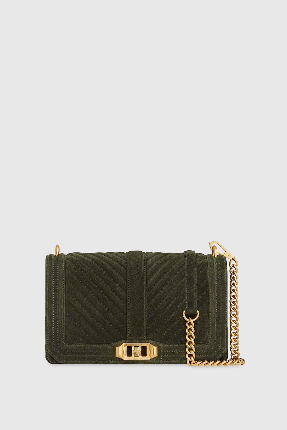 Rebecca Minkoff Chevron Quilted deals Small Love Crossbody