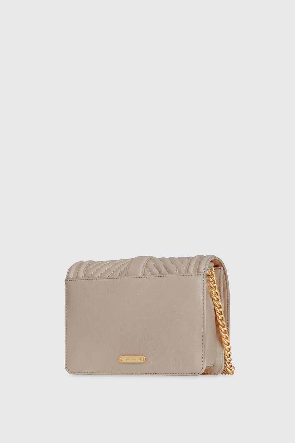 Rebecca Minkoff • Chevron deals Quilted Leather Crossbody Rose Gold