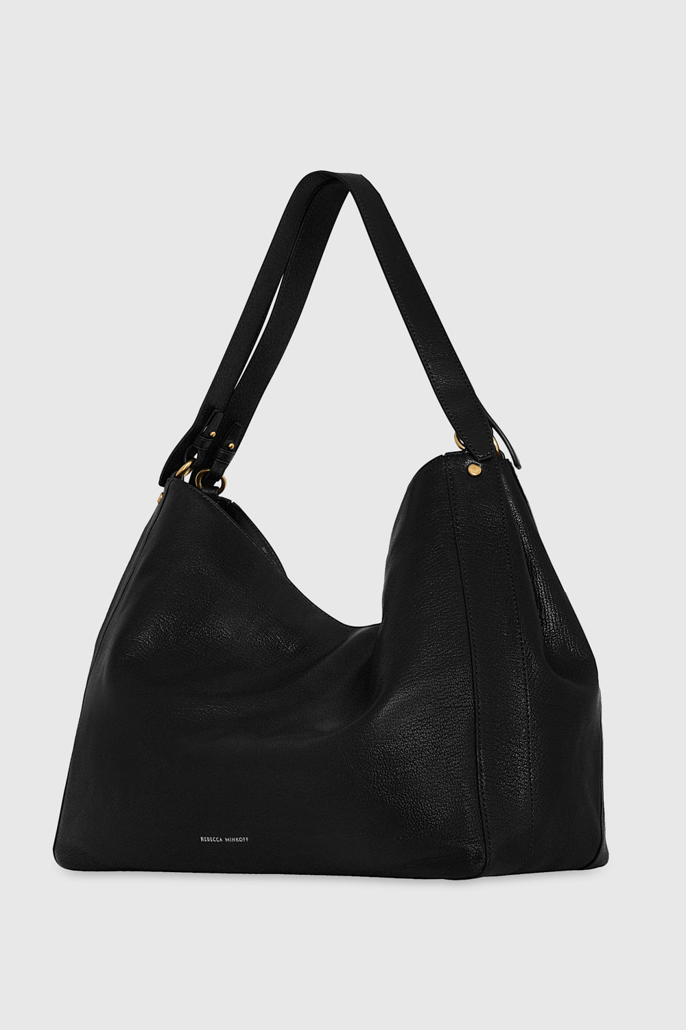 Leather Rebecca Minkoff black hobo cheapest