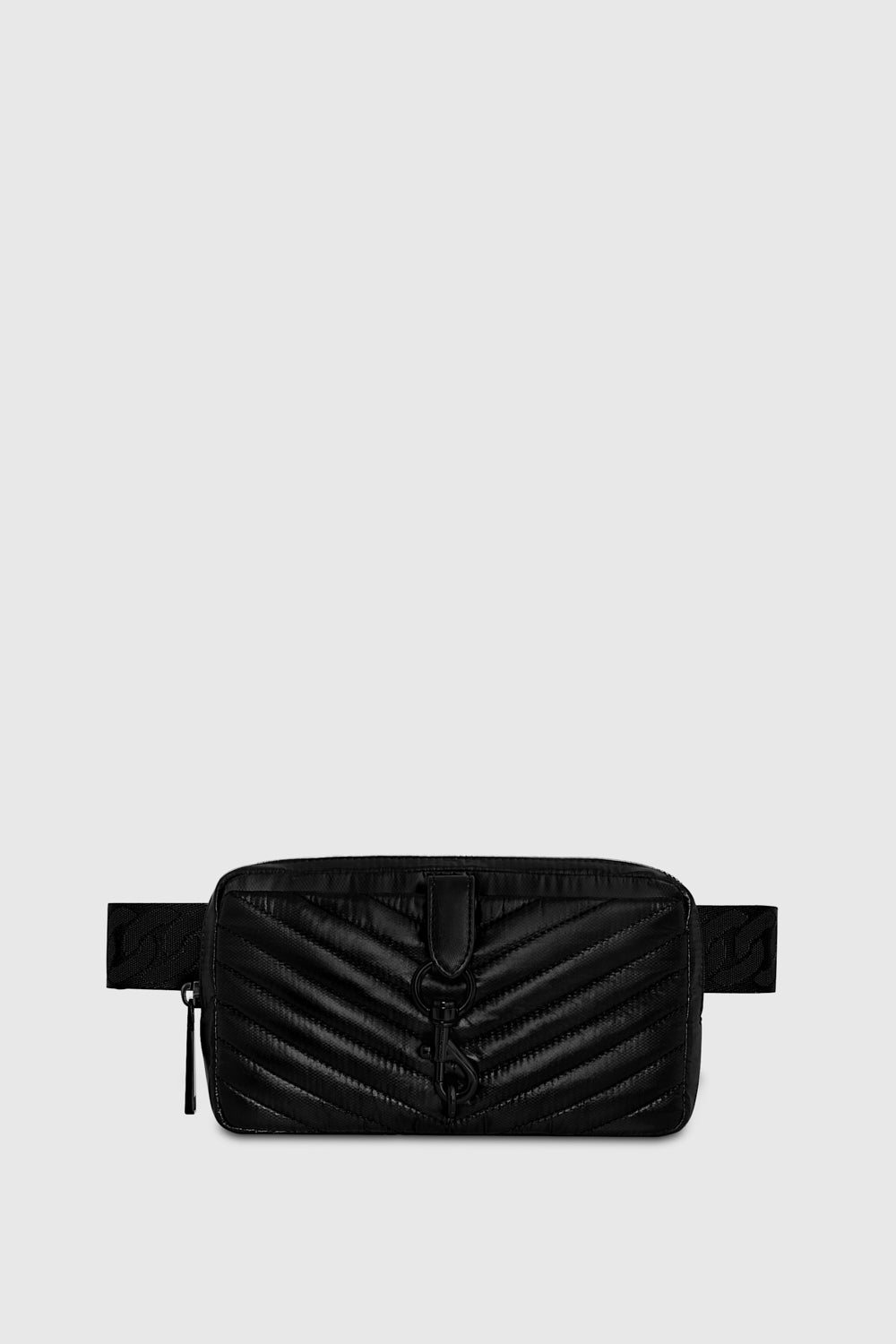 Rebecca Minkoff Edie Quilted Nylon Belt Bag Black