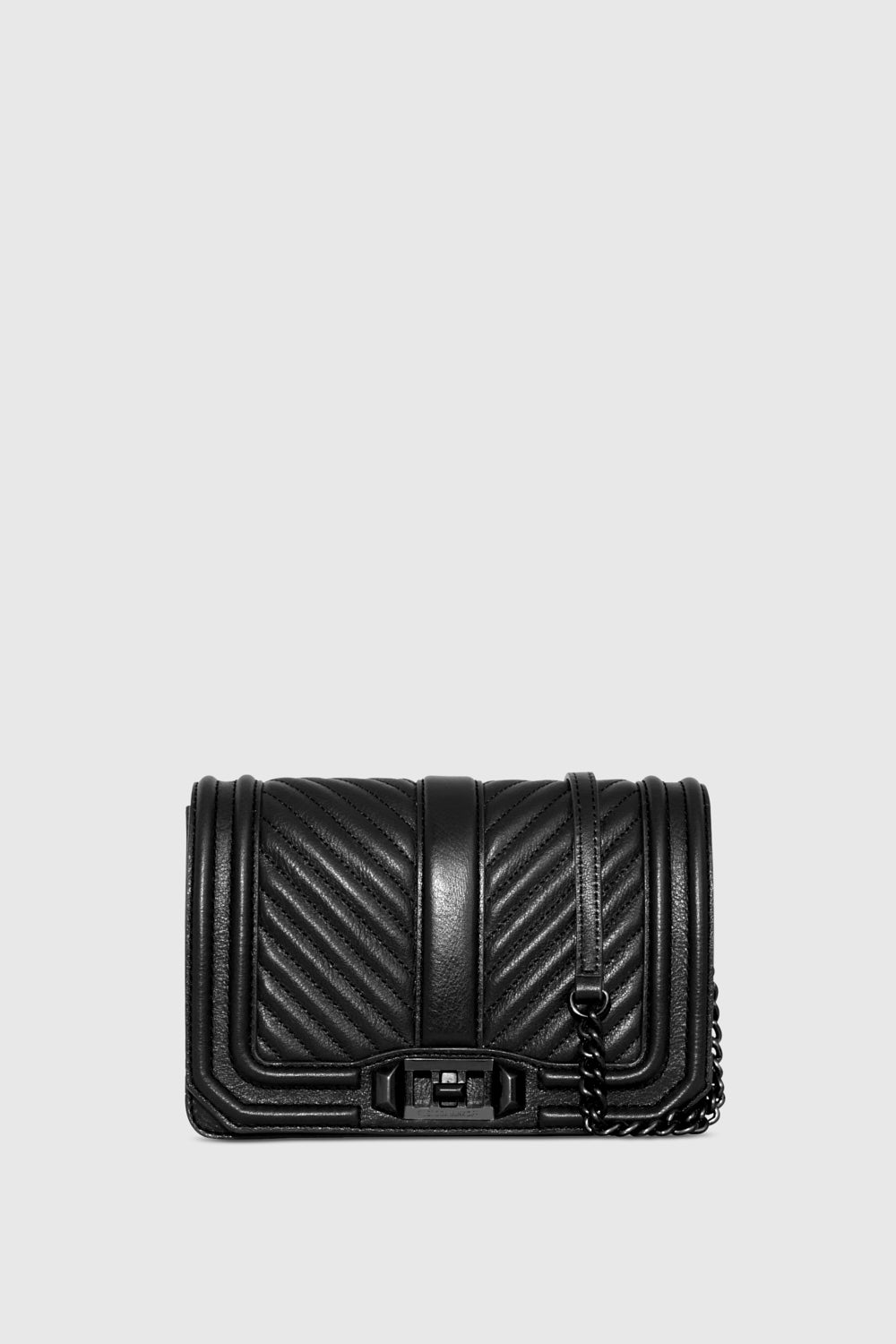 Rebecca Minkoff Chevron Quilted deals Small Love Crossbody