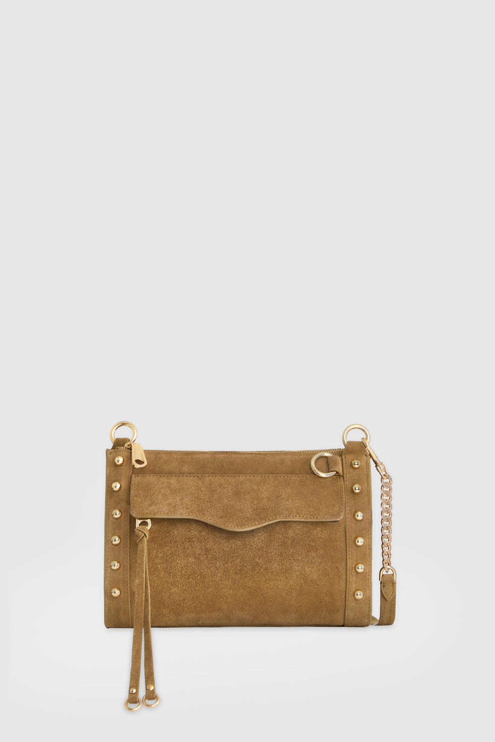 Rebecca minkoff 2024 gold Fringe crossbody bag