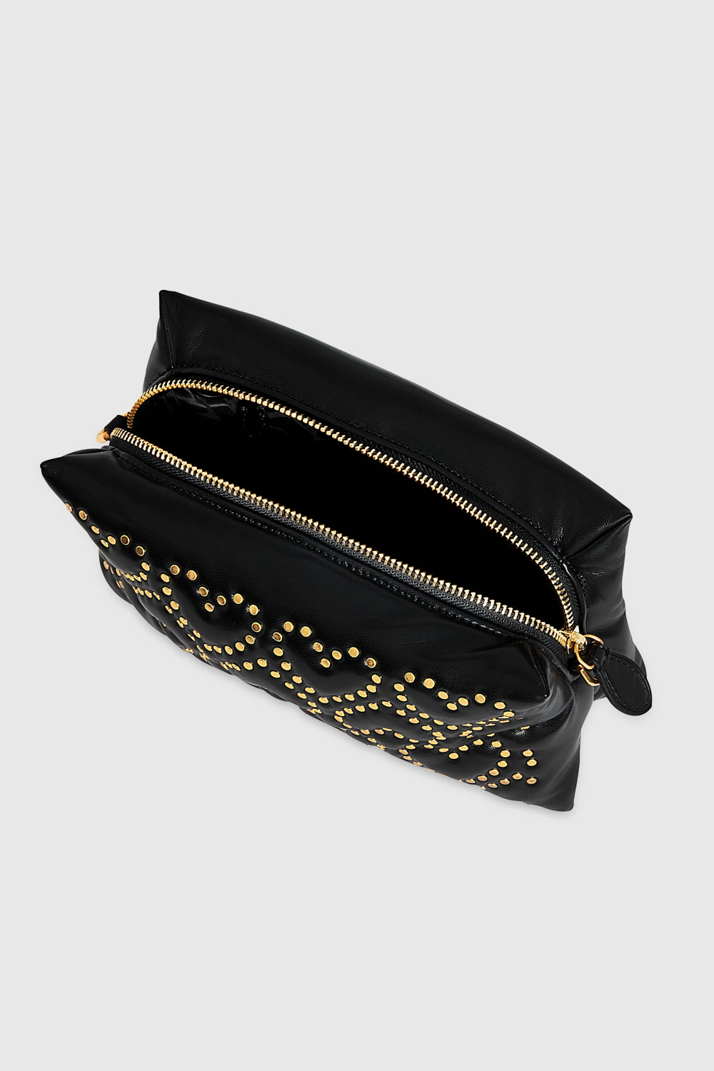 Rebecca shops Minkoff black studded crossbody