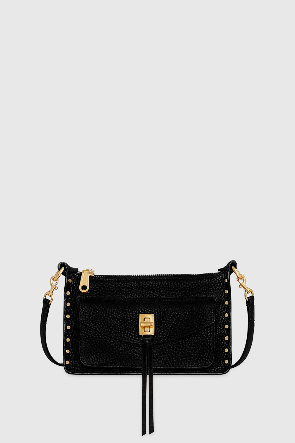 Rebecca minkoff panama mini 5 zip leather crossbody sale