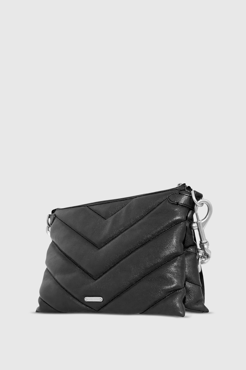 REBECCA MINKOFF Edie Chevron Quilted Leather Maxi Chain Crossbody Bag