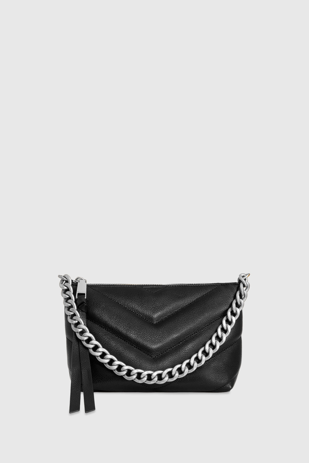Accessorize London Eddie Croc Cross Body Women's Sling Bag (Black)