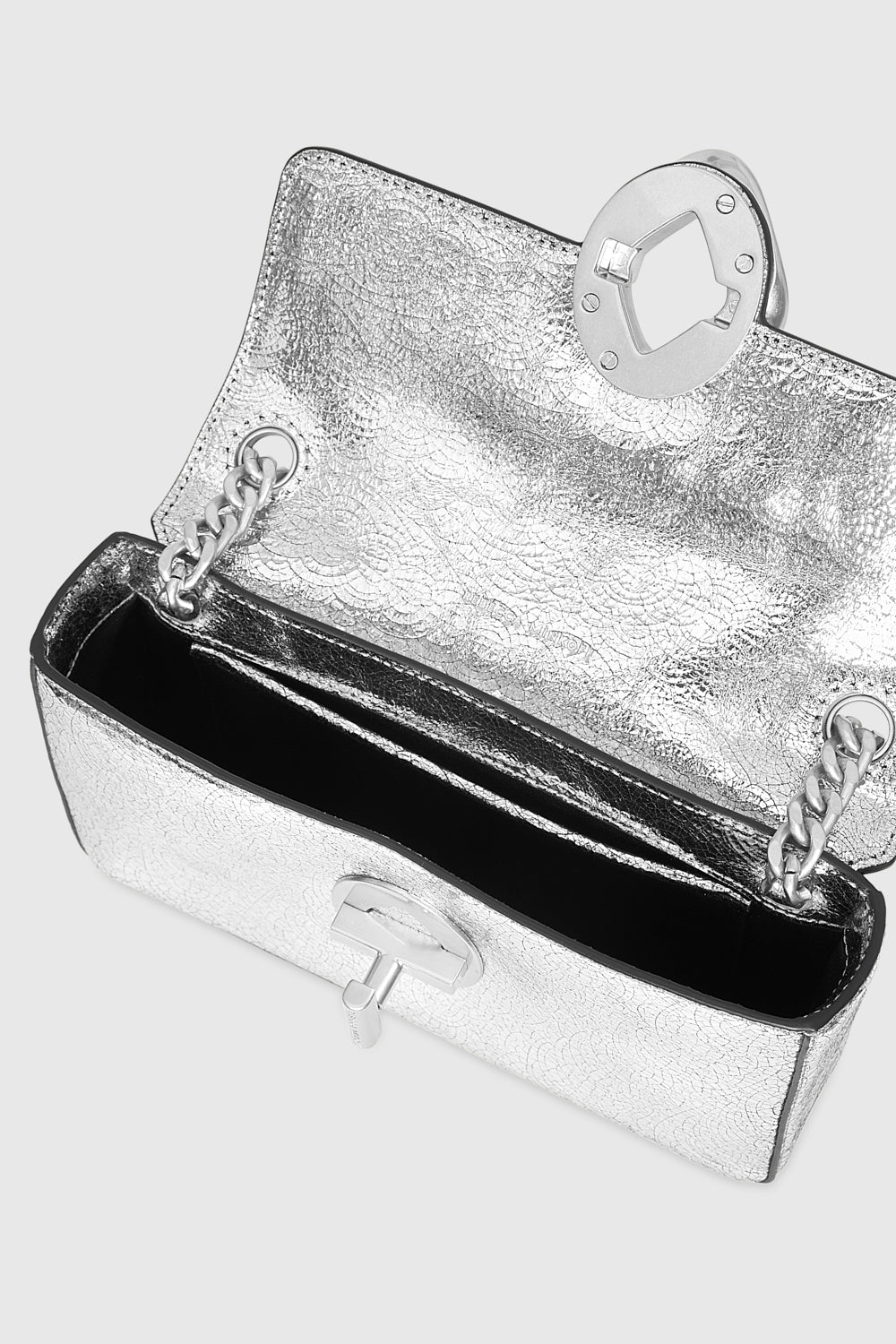 Mulberry Brass Chain Bag Strap, Silver
