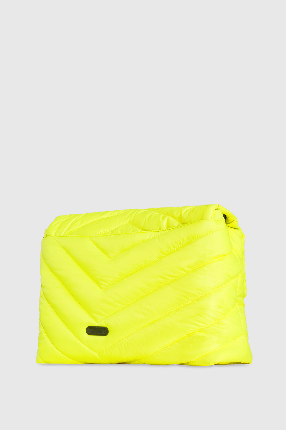 Rebecca Minkoff Edie x-large Quilted Nylon Flap Crossbody Shoulder neon shops yellow