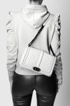 Chevron Quilted Love Crossbody