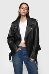 Super Bowl LIX Tabitha Oversized Moto Jacket