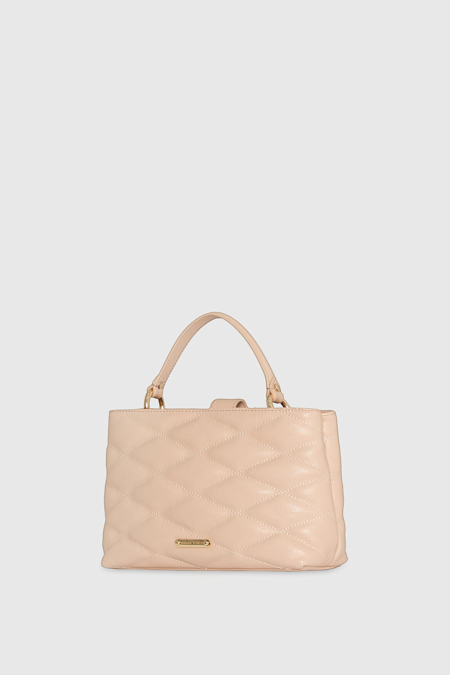 Edie Top Handle Satchel With Diamond Quilt