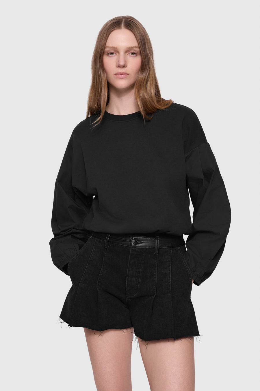 Julia Combo Long Sleeve Top