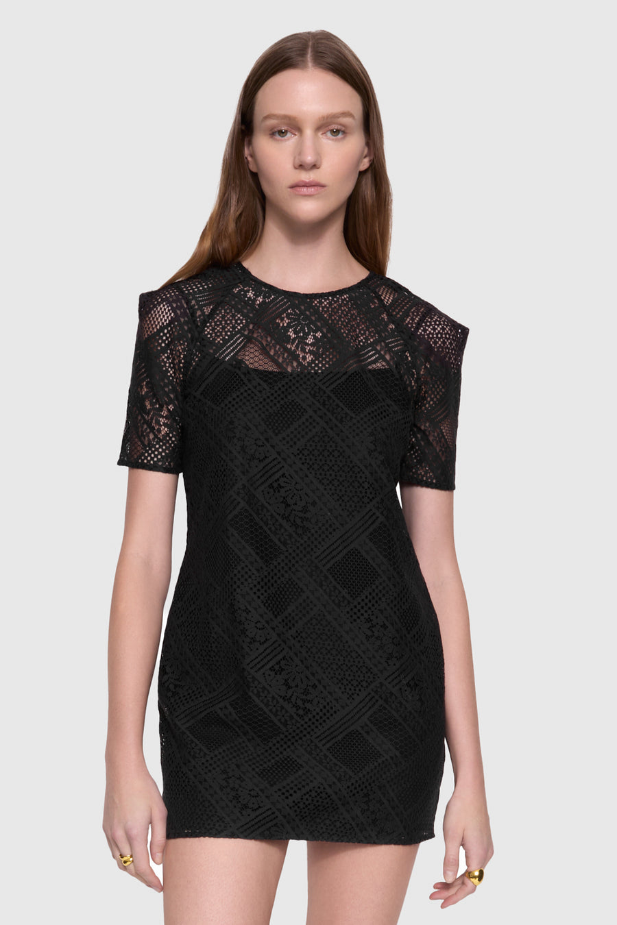 Cara Lace Short Sleeve Dress