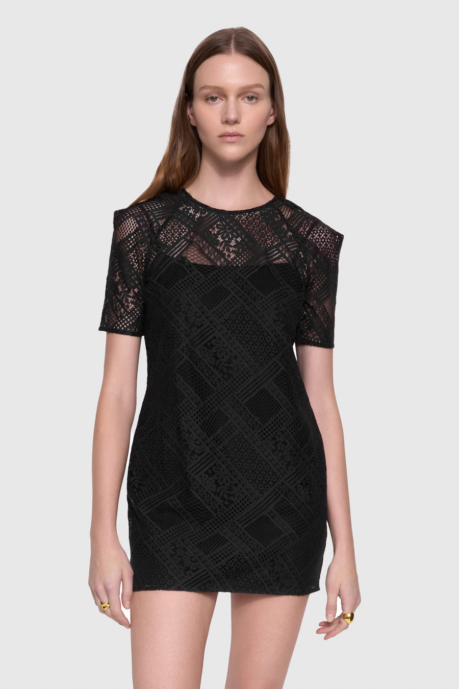 Cara Lace Short Sleeve Dress