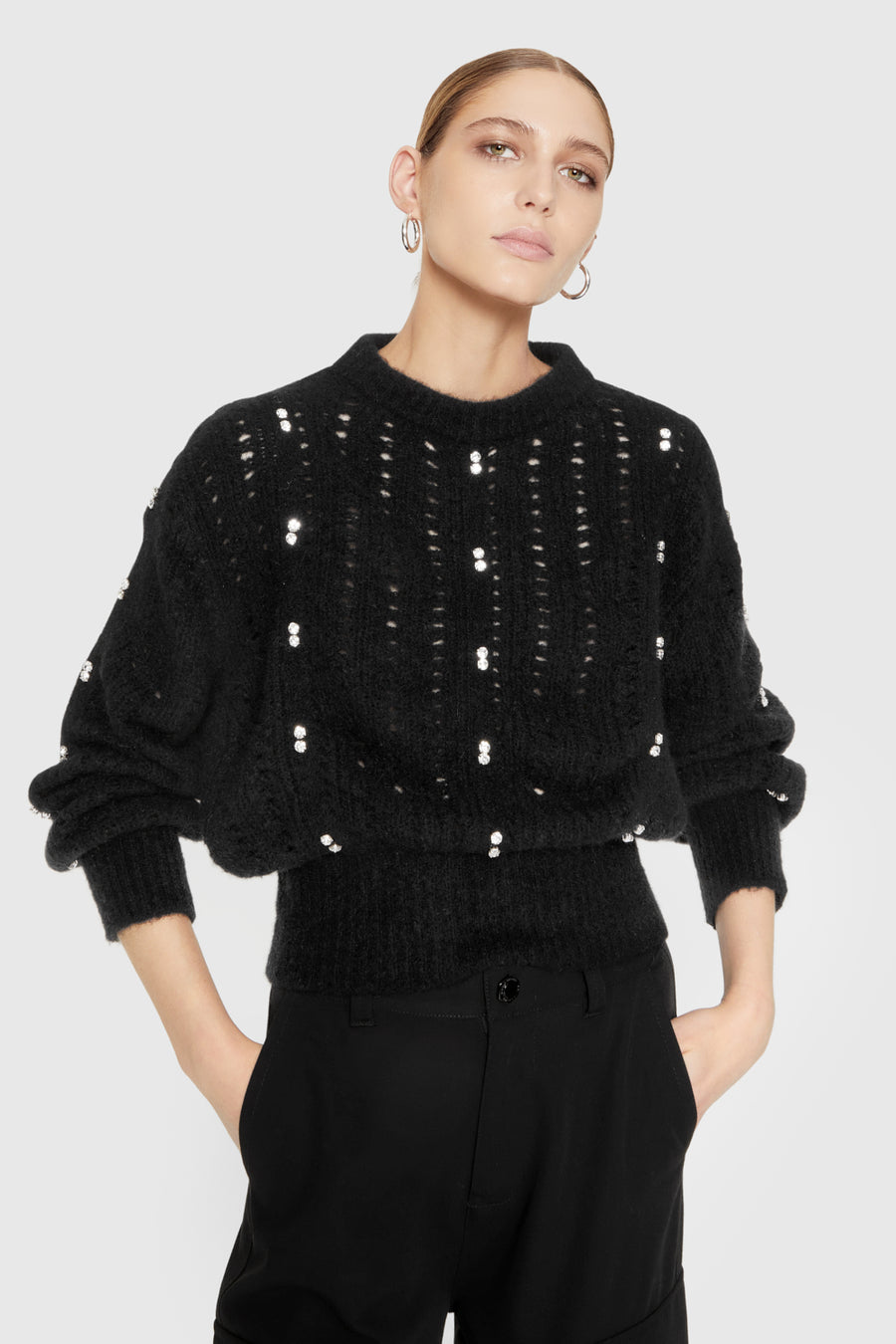 Cecilia Crystal Embellished Sweater