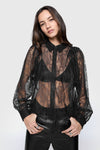 Cleo Lace Sleeve Shirt