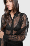 Cleo Lace Sleeve Shirt