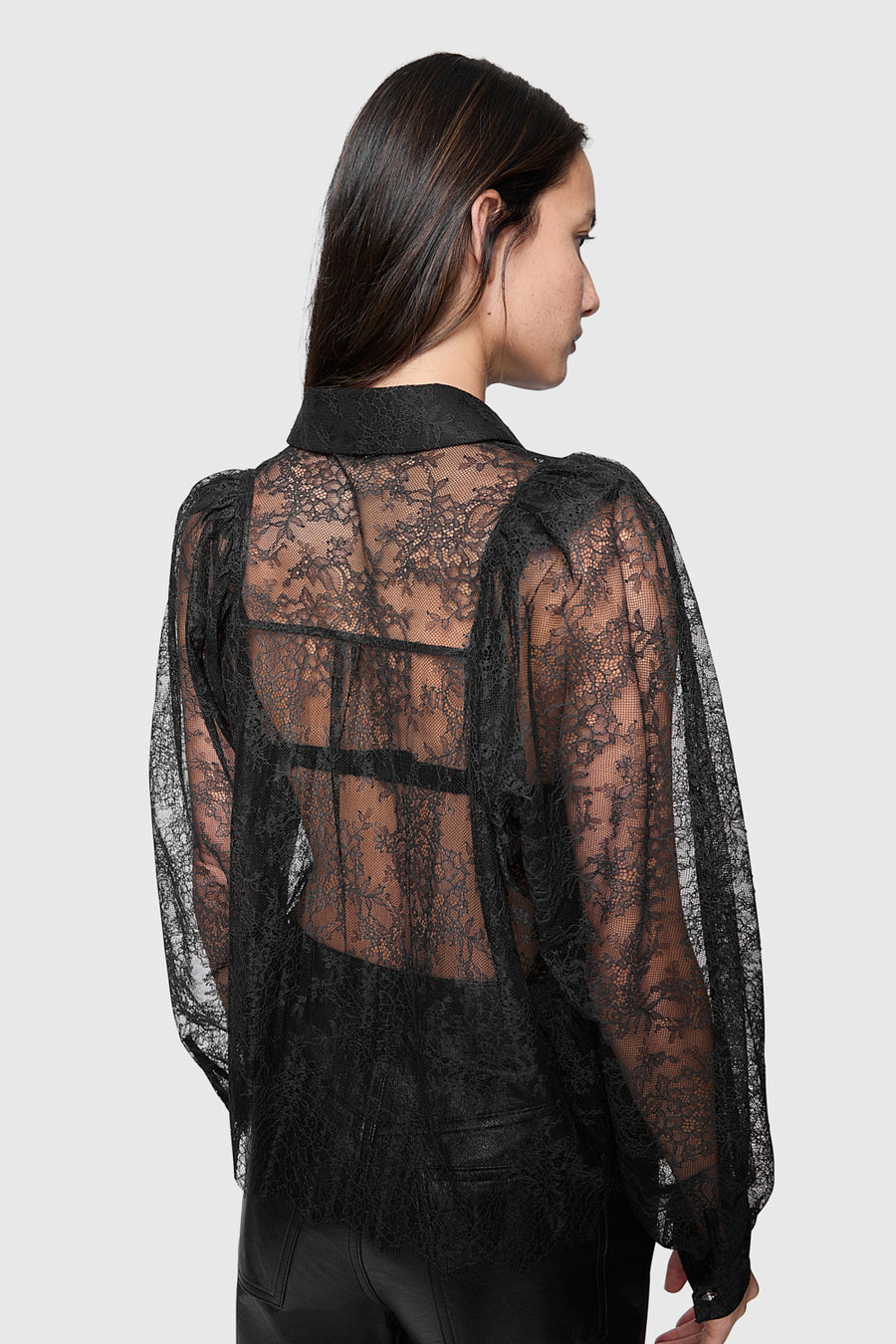 Cleo Lace Sleeve Shirt