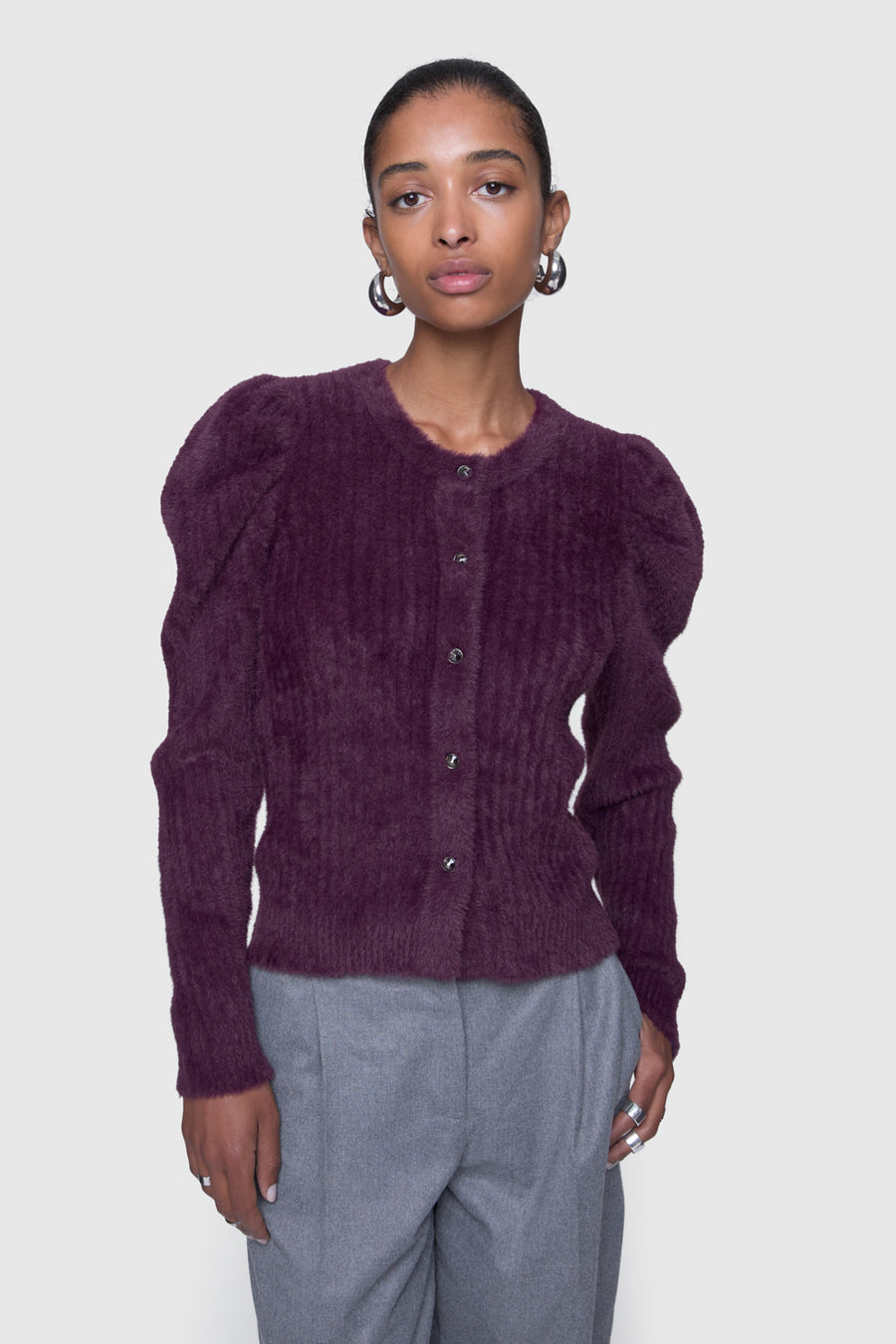 Fuzzy Janine Cardigan