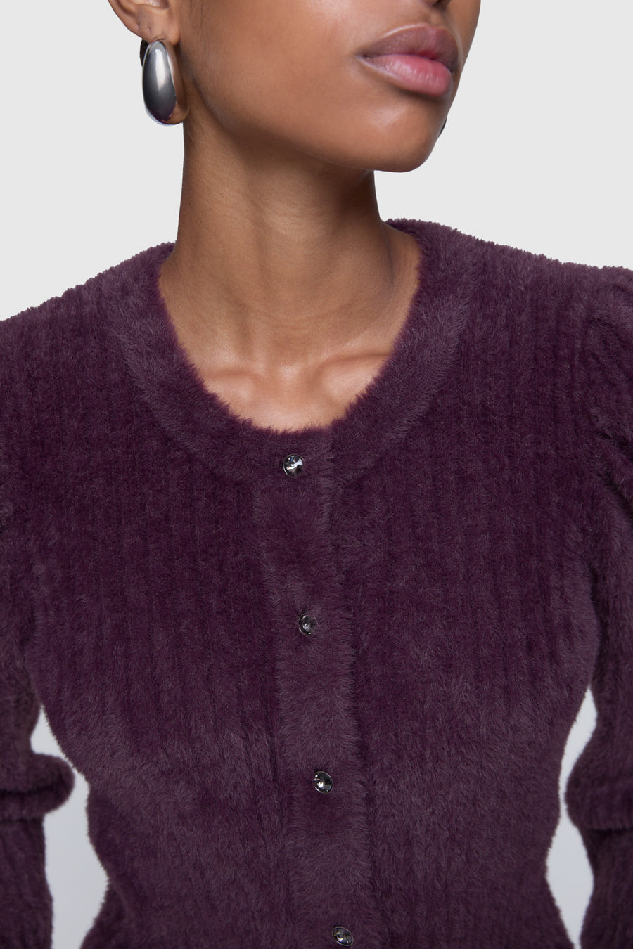 Fuzzy Janine Cardigan