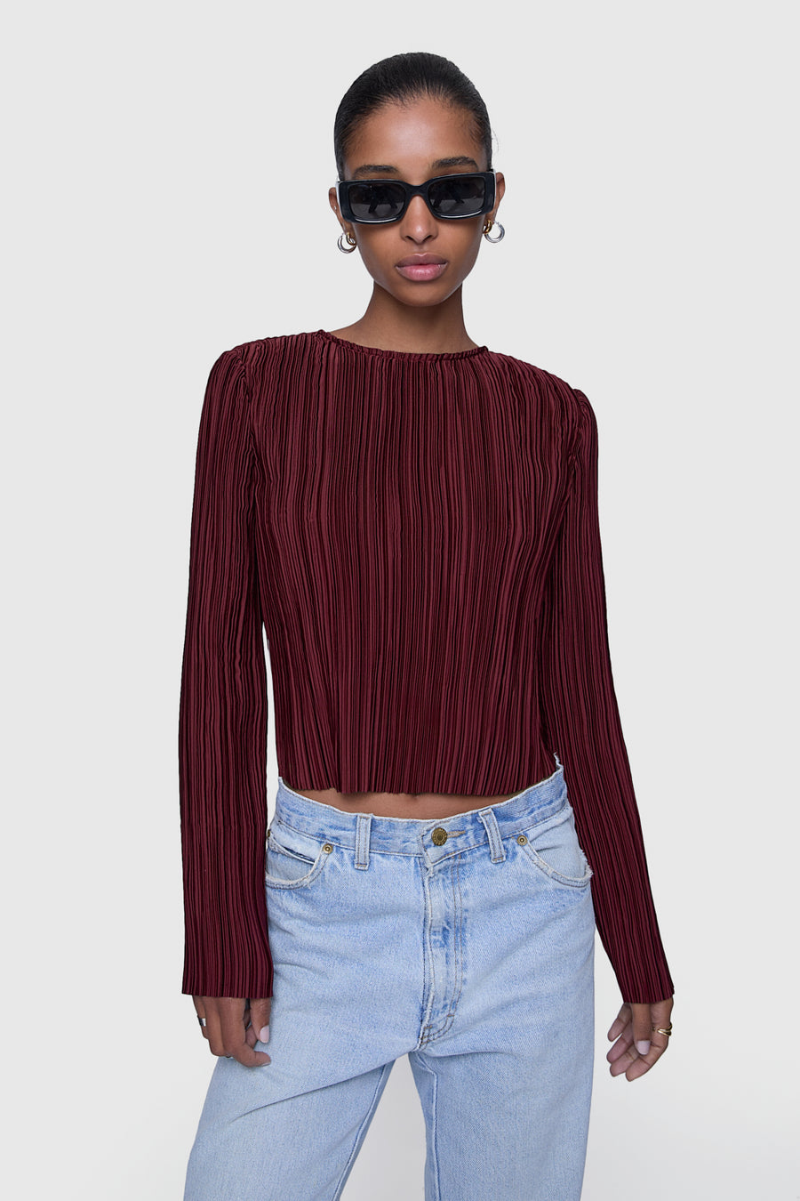 Calista Pleated Top