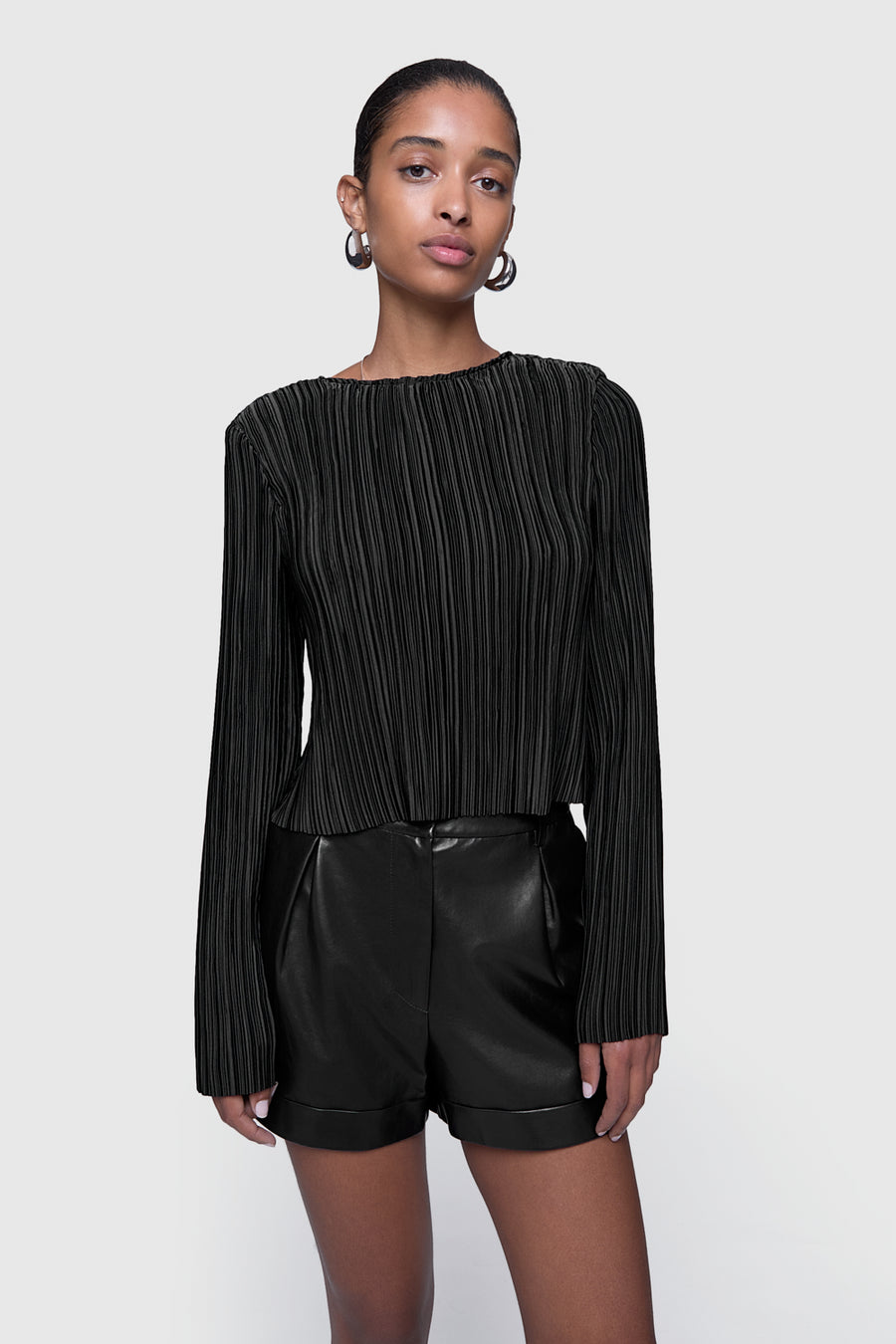 Calista Pleated Top