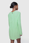 Iris Pleated Long Sleeve Mini