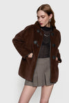 Shearling Toggle Jacket