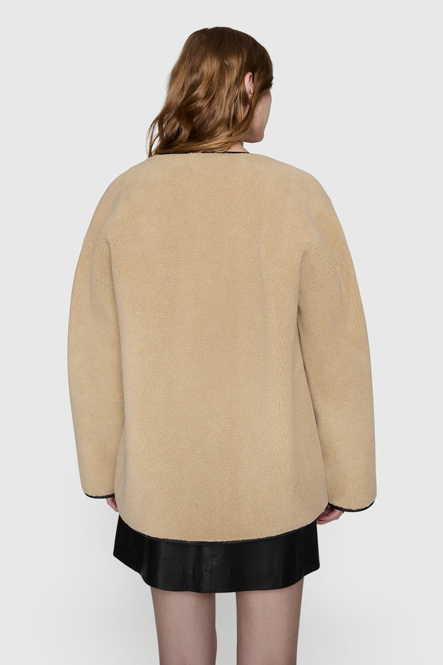 Shearling Toggle Jacket