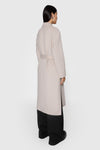 Double Face Wool Belted Wrap Coat