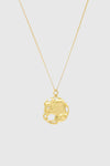 Taurus Zodiac Medallion Necklace