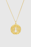 Gemini Zodiac Medallion Necklace