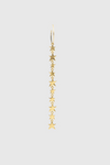 Linear Star Hoop Earring