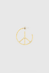 Peace Hoop Earring