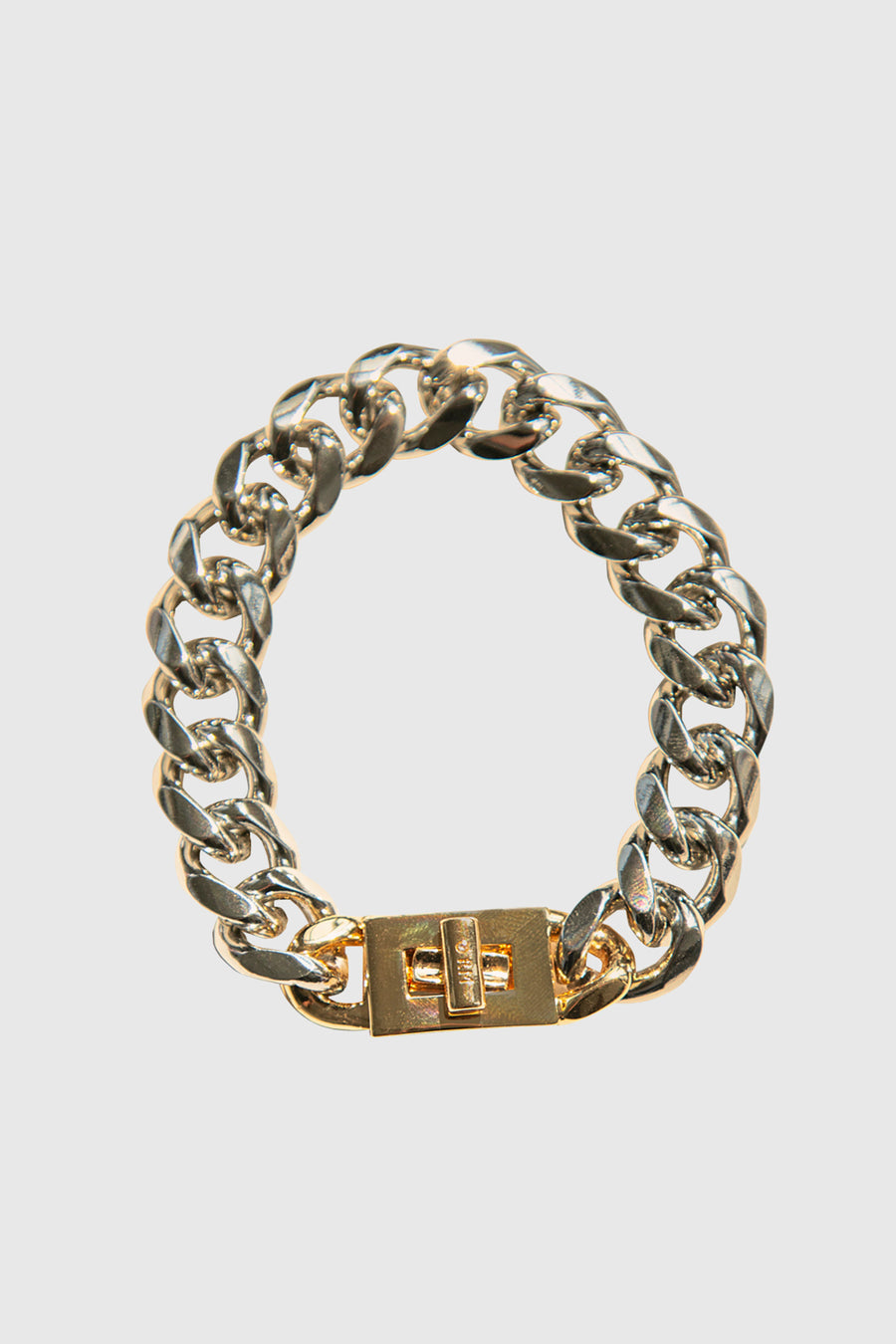 Padlock Curb Chain Bracelet