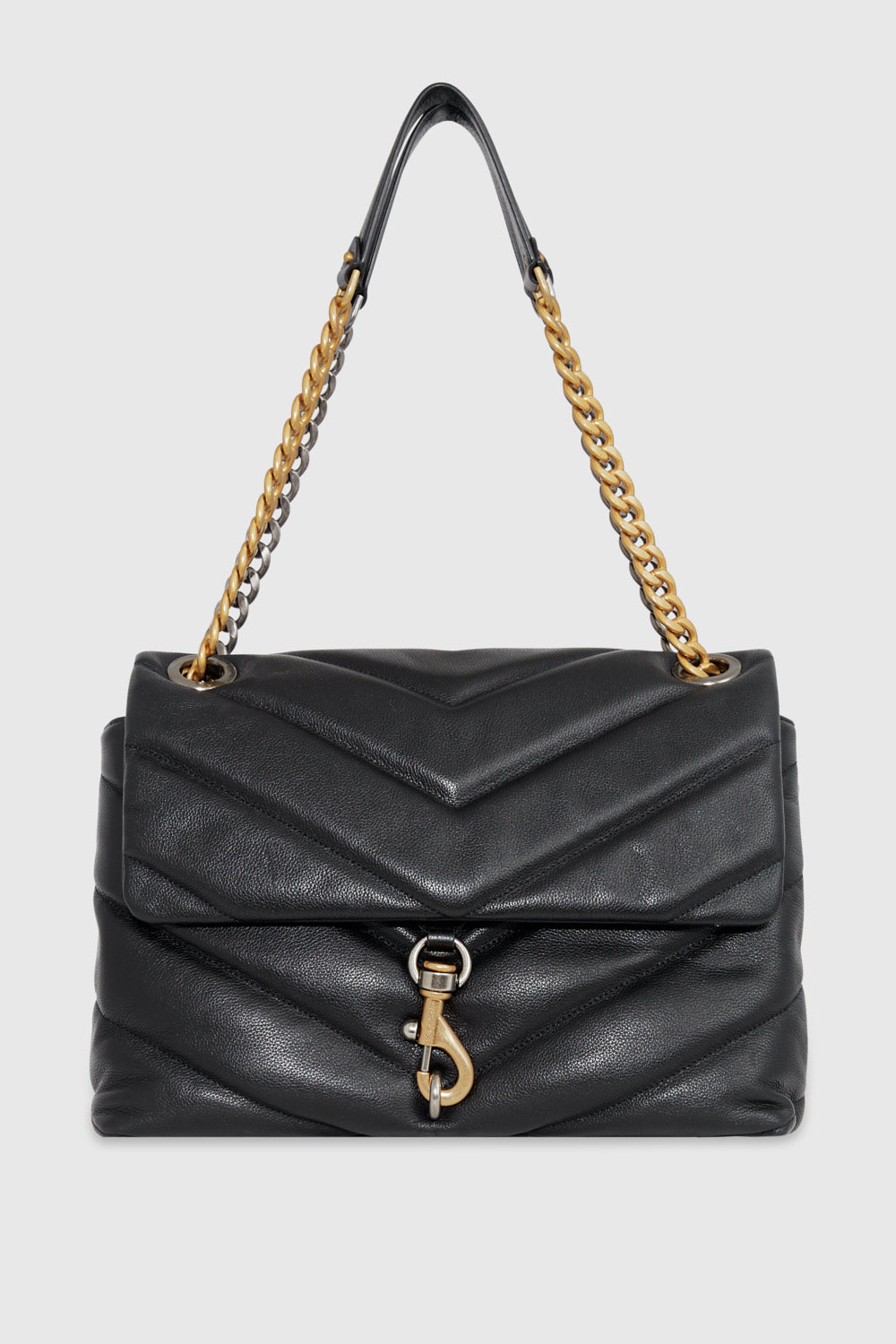 Edie Maxi Shoulder Bag - Black - Rebecca Minkoff