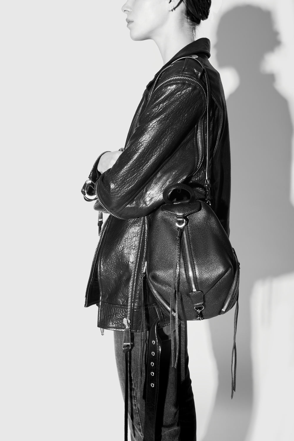 Black rebecca minkoff backpack online