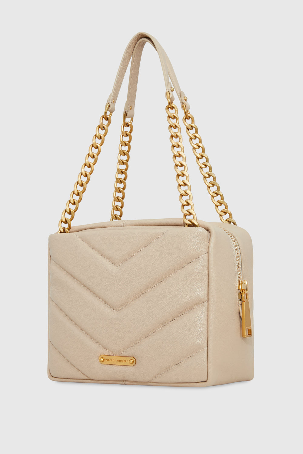 Rebecca Minkoff Edie Maxi Leather Crossbody ,Sand Dune