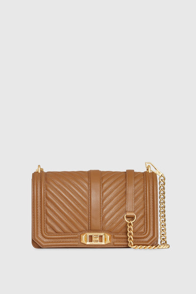 Rebecca minkoff love small chevron quilted leather on sale crossbody