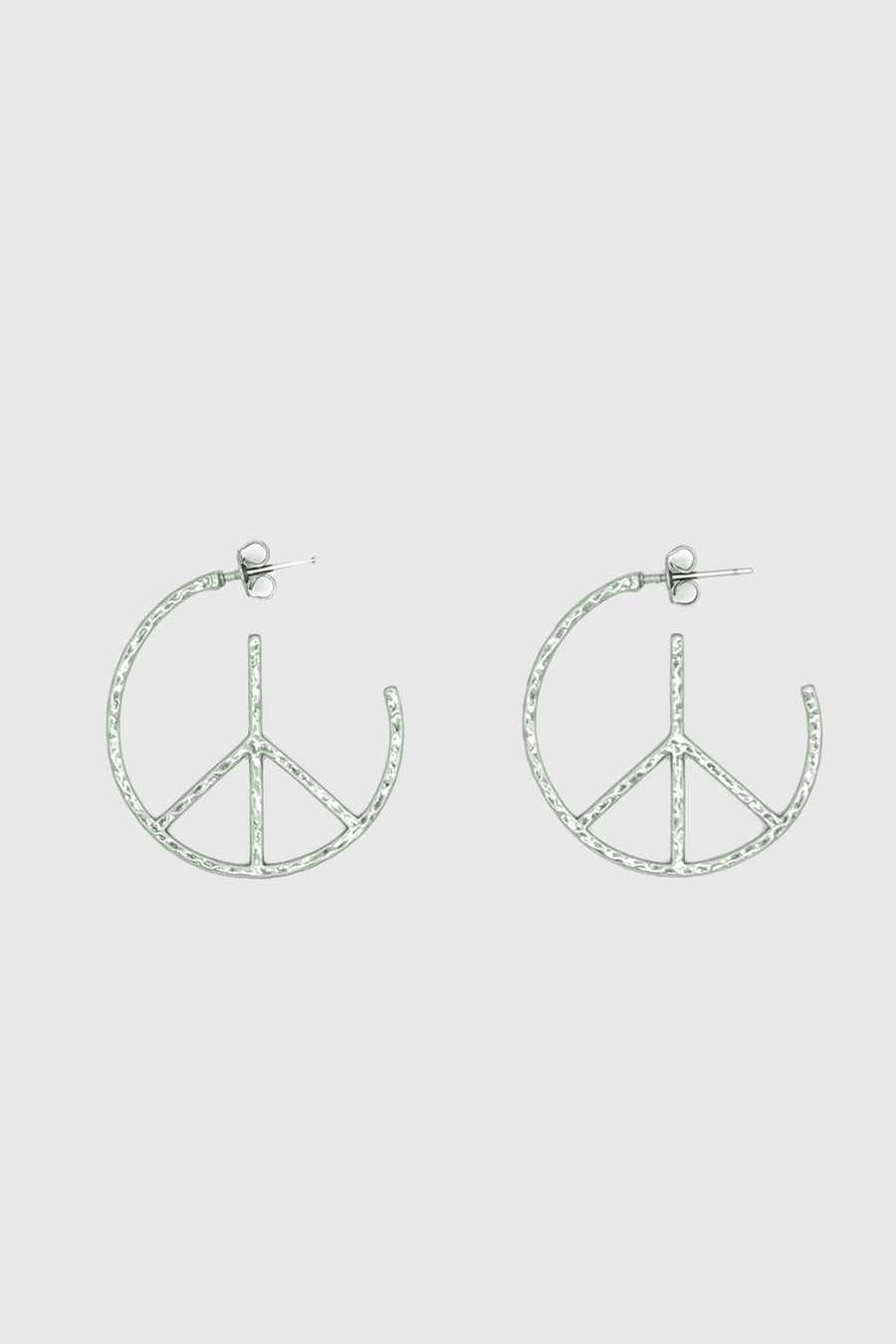 Peace Hoop Earring