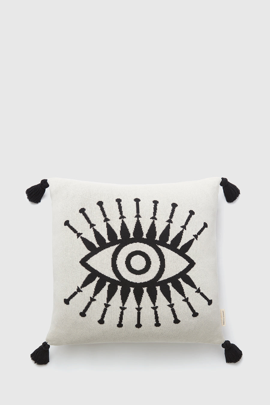 Evil Eye Motif Decorative Pillow