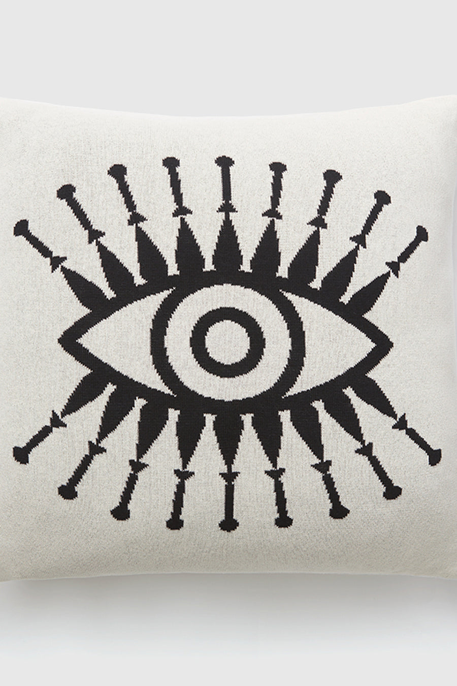 Evil Eye Motif Decorative Pillow