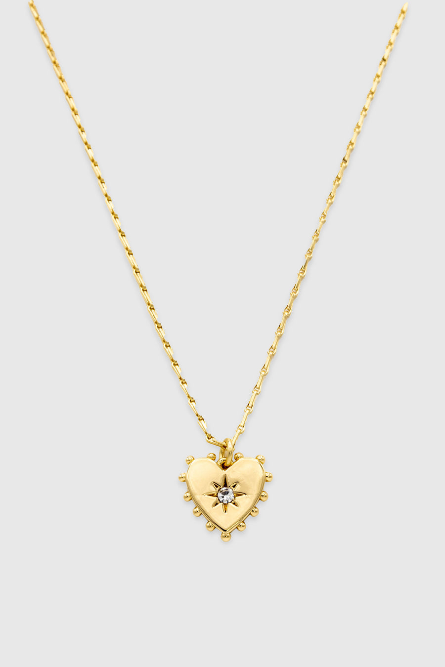 Studded Heart Necklace