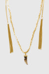 Shark Tooth Slider Necklace