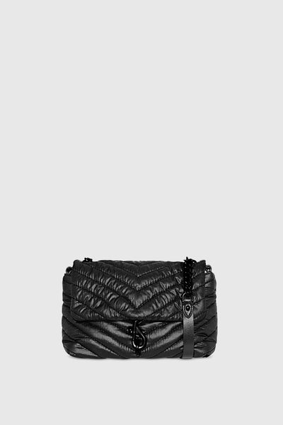 EÉRA Black Nylon Crossbody Bag