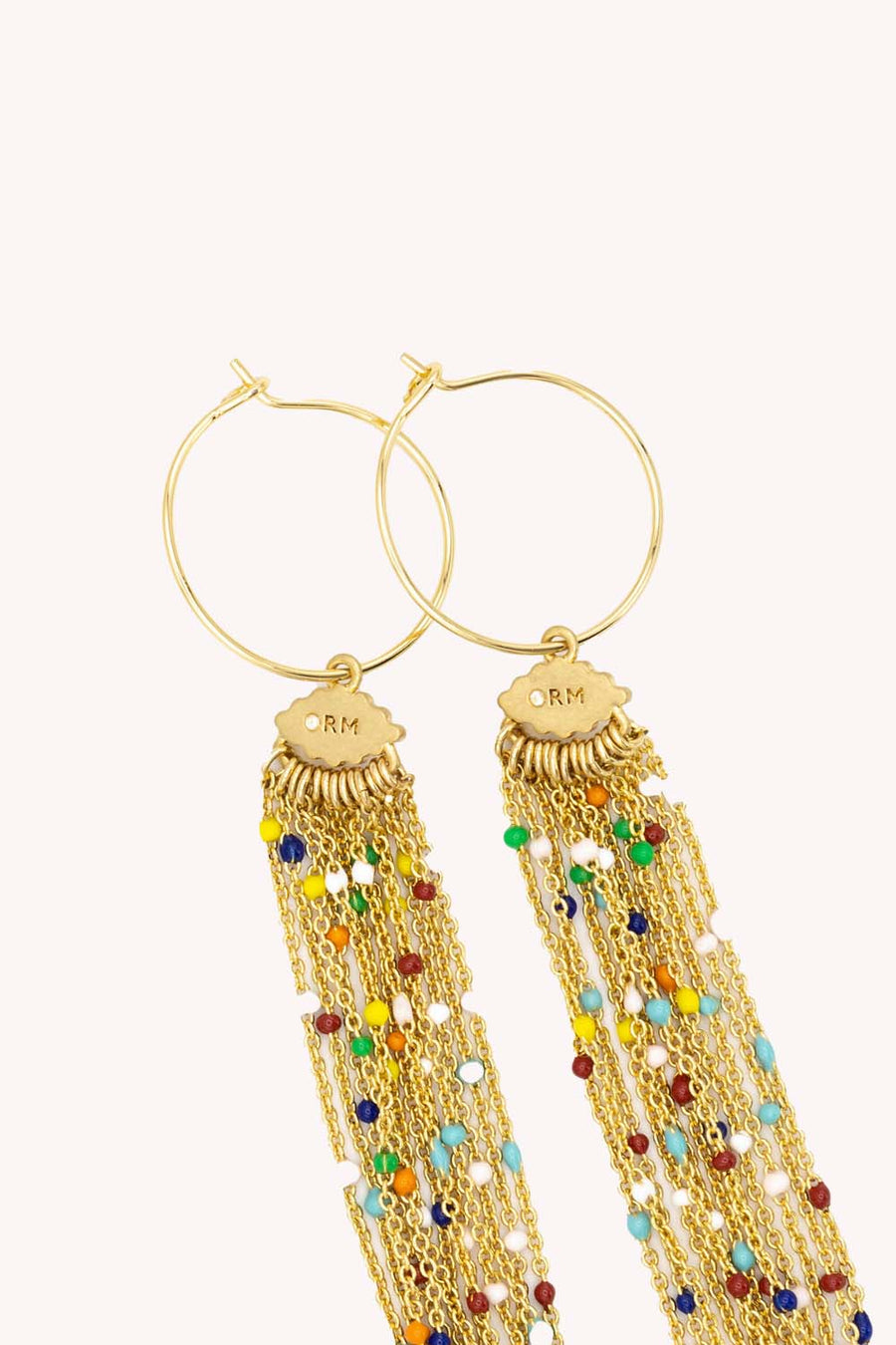 Tassel Multi Bead Earring